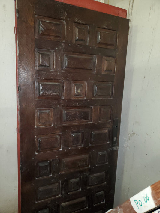 Porte bois moulurée (PO02)