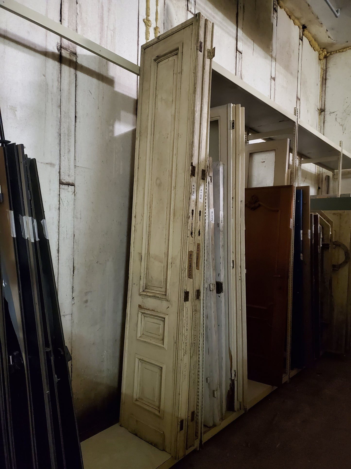 Porte bois moulurée double (POD01A-B)