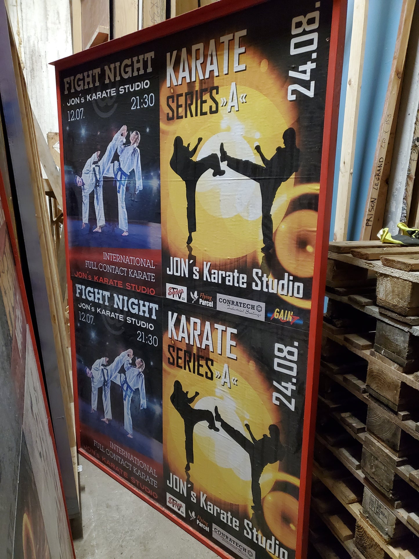 Panneau d'affichage bois