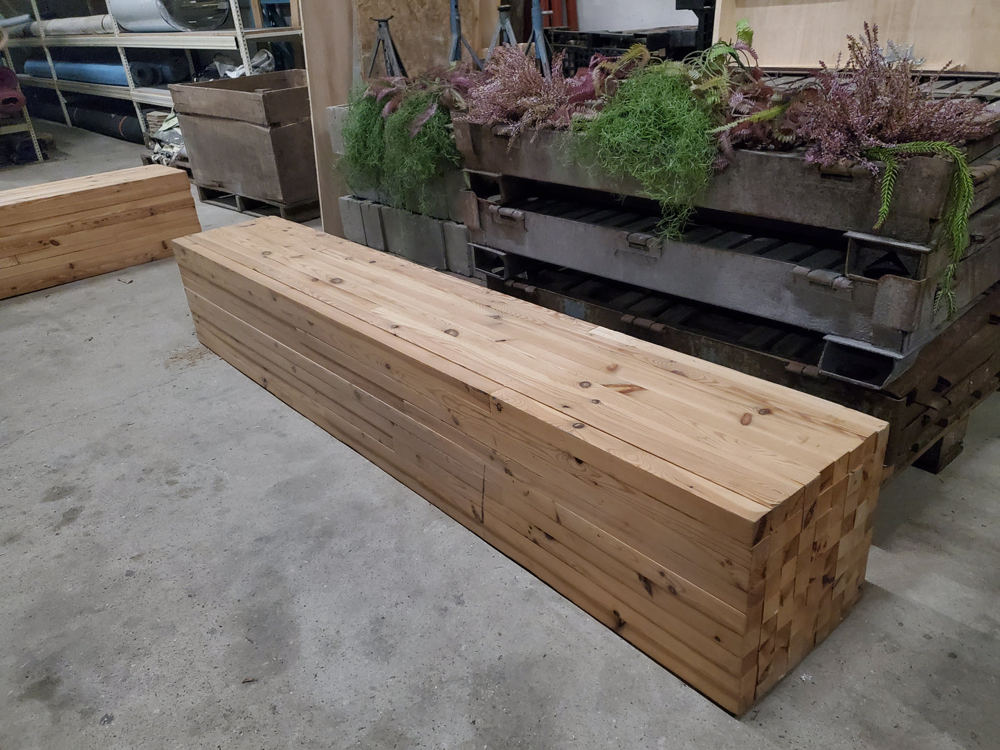 Mobilier chevrons - Banc