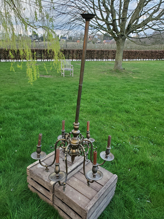 Lustre bronze - style hollandais