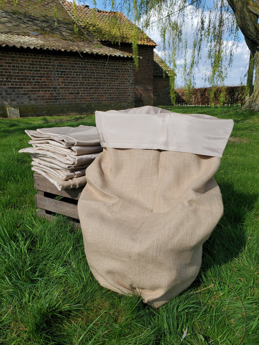 Sac en toile de jute - doublé satin