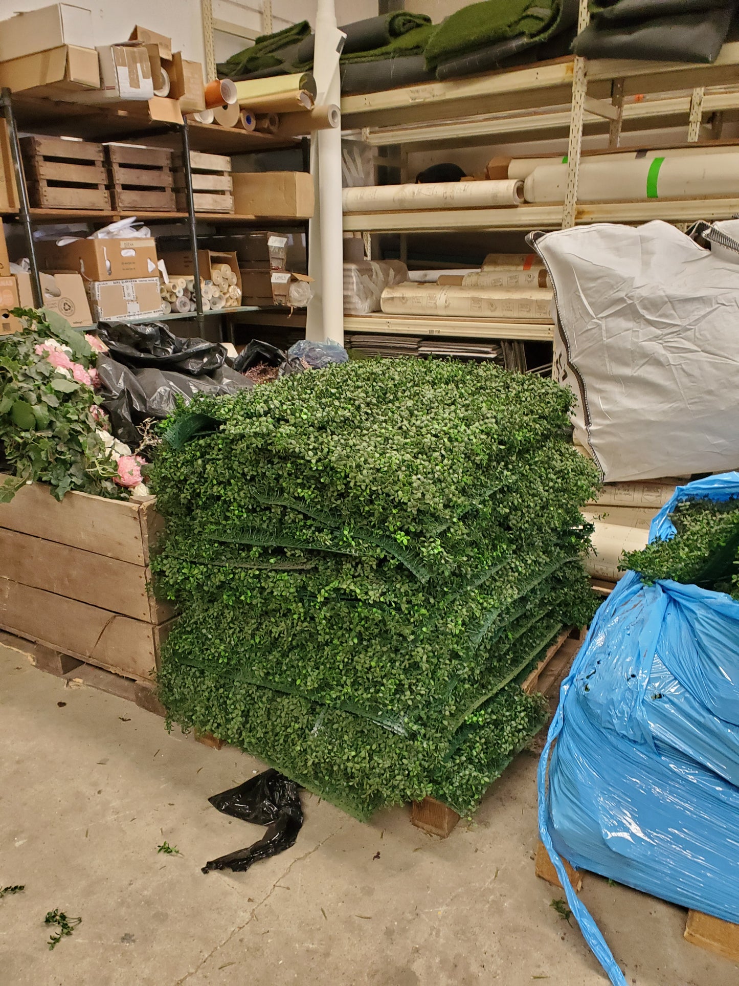 Fleurs artificielles - Bui en plaque