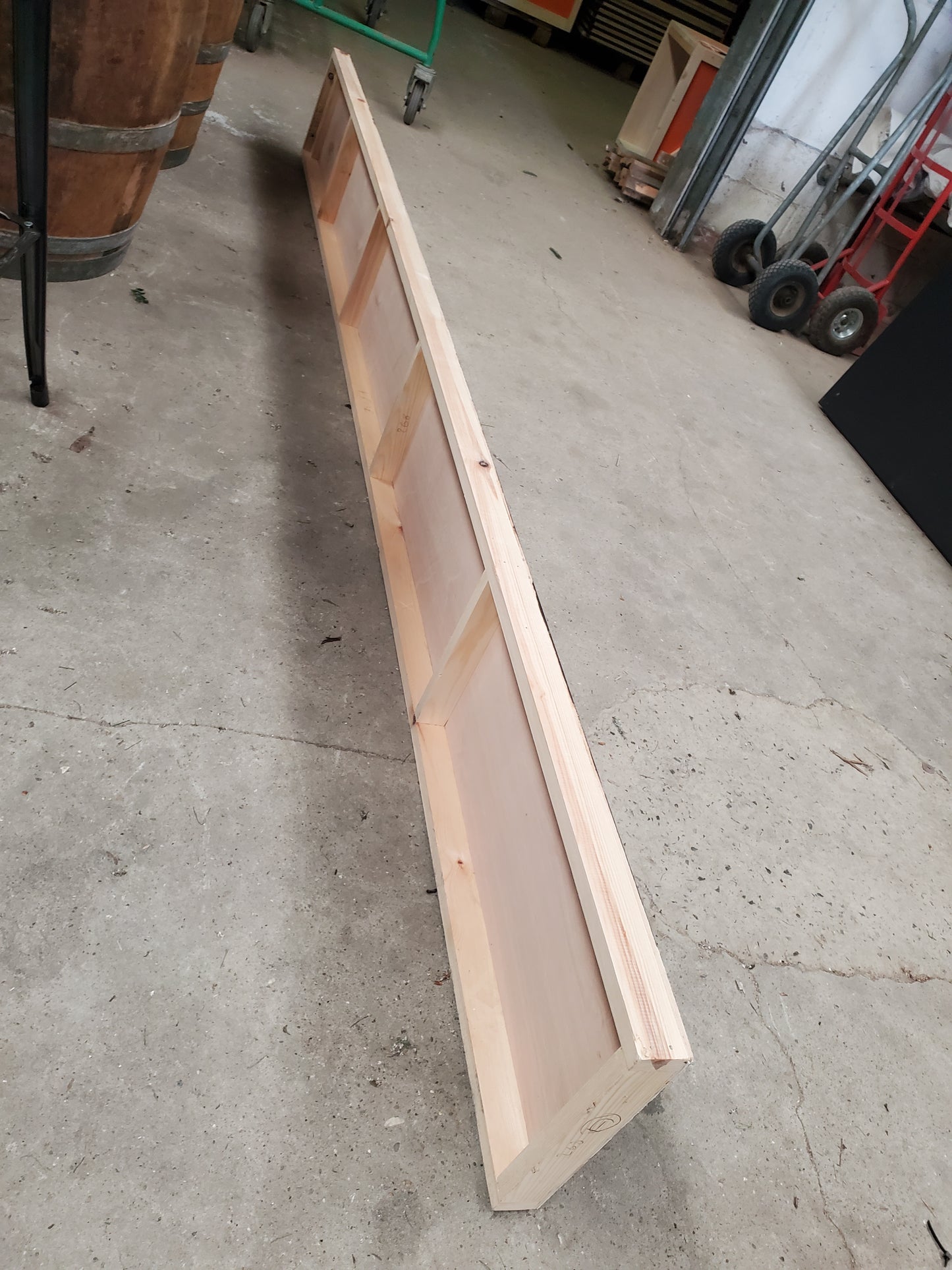 Feuille Décor / Panneau sur châssis - bois (305 x 31 x 5)