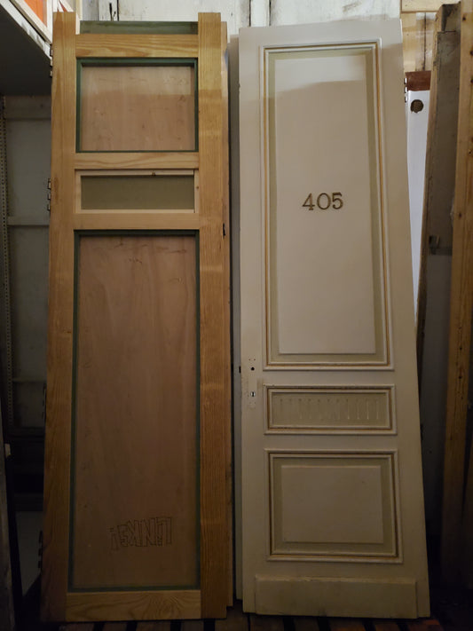 Porte bois moulurée double décor (POD05/1A-1B à 10A-10B)