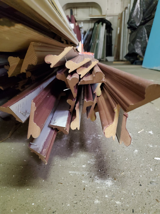 Plinthes moulurées MDF - 4,5cm (PLI04)