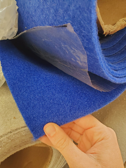 Moquette aiguilletée - bleu roi (MOQ17)