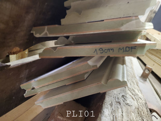 Plinthes moulurées MDF - 19cm (PLI01)