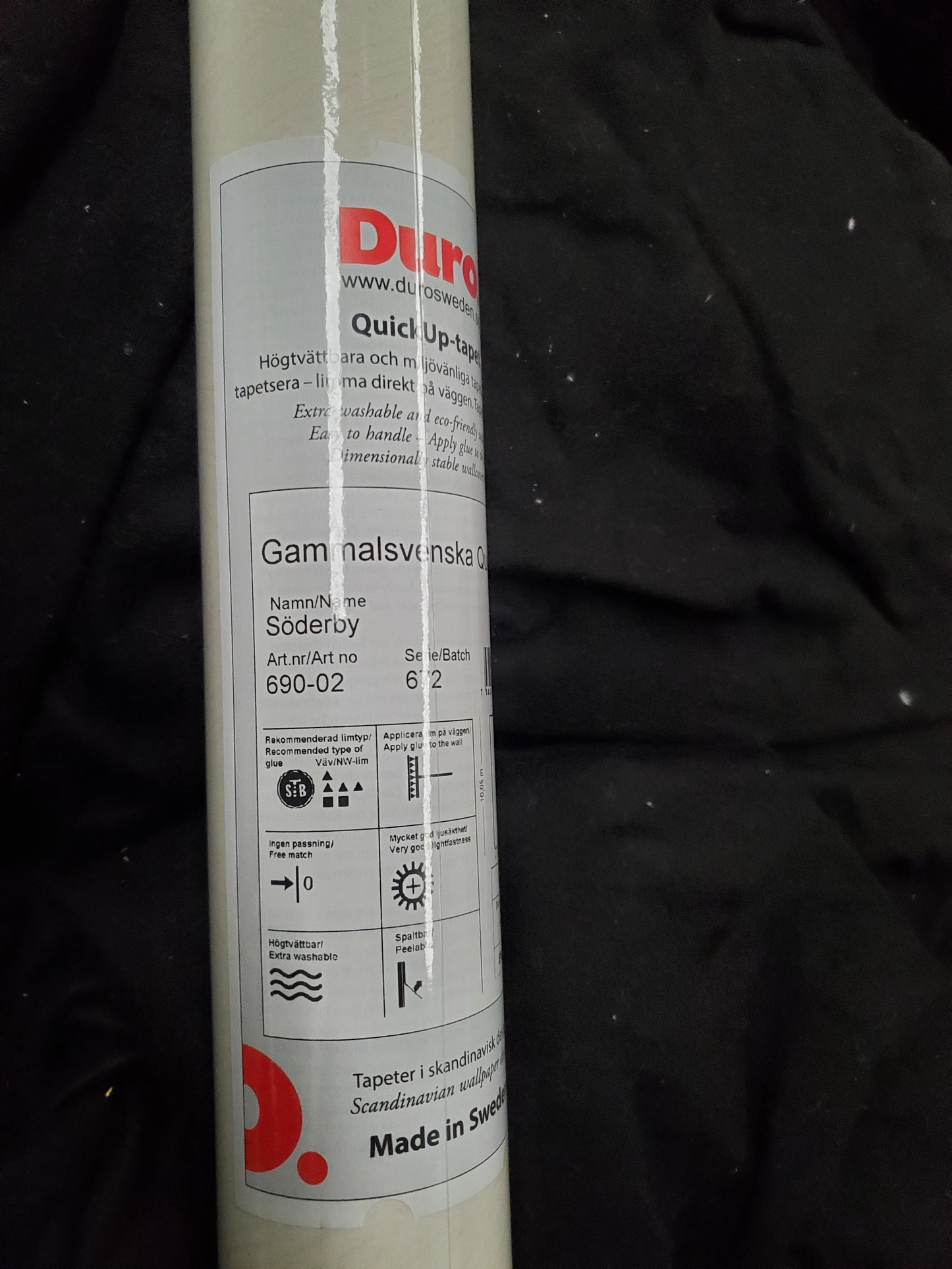 Papier peint - Duro - Soderby crépis Blanc (PP12)