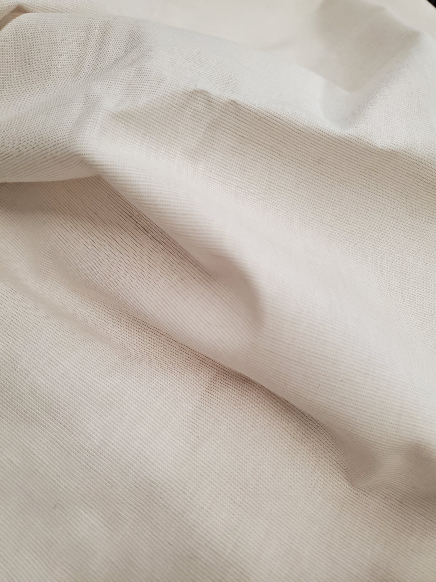 Tissu - Coton ligné beige (TIS05)