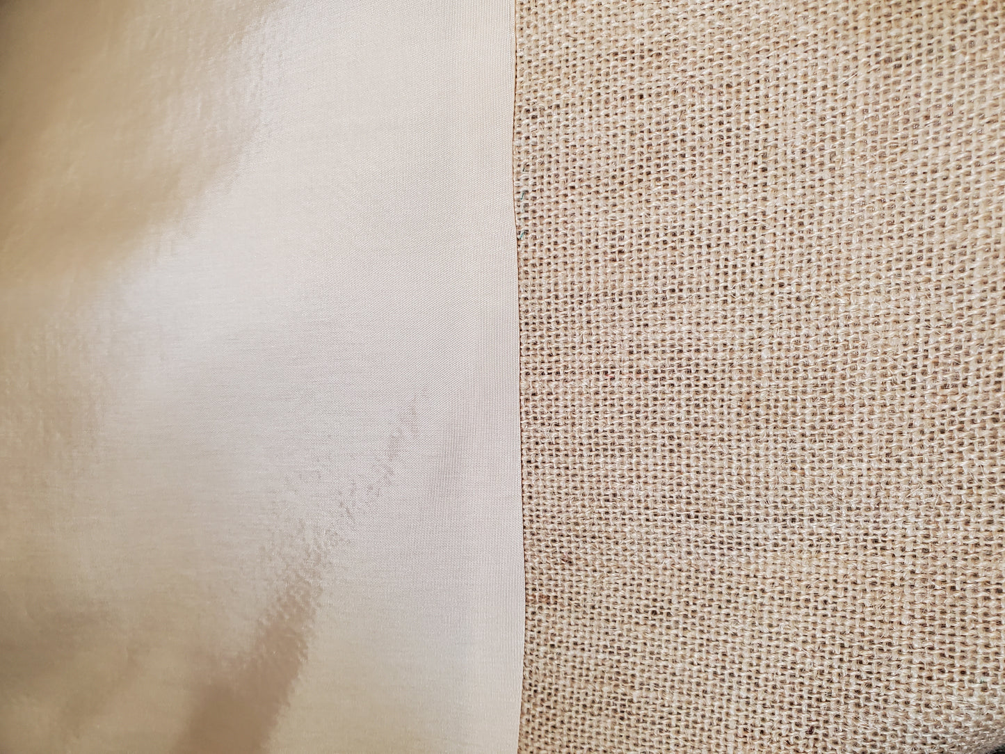 Sac en toile de jute - doublé satin