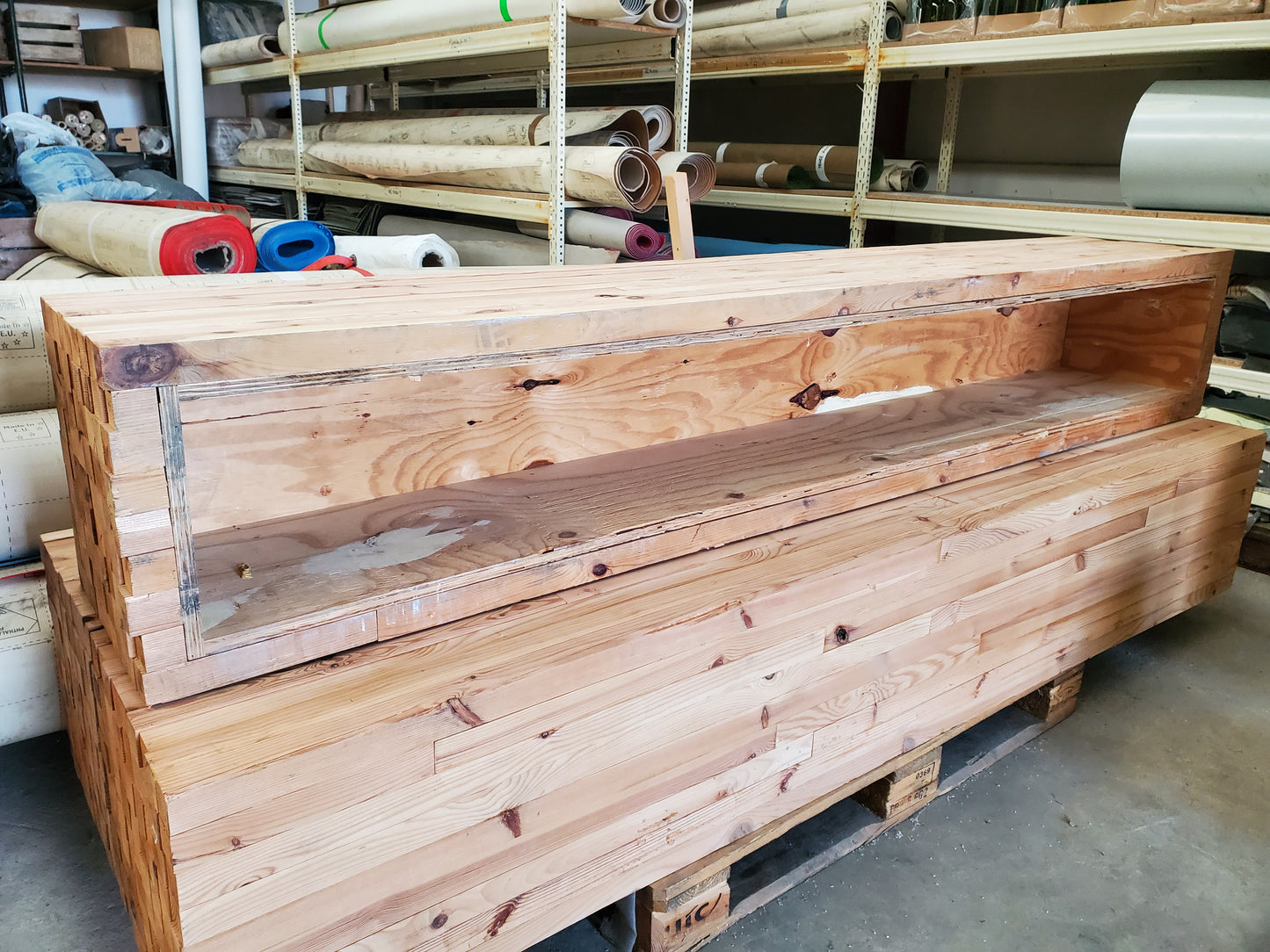 Mobilier chevrons - Banc