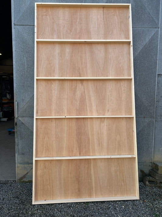 Feuille décor / Panneau sur châssis - finition bois (330 x 150 x 6,5)