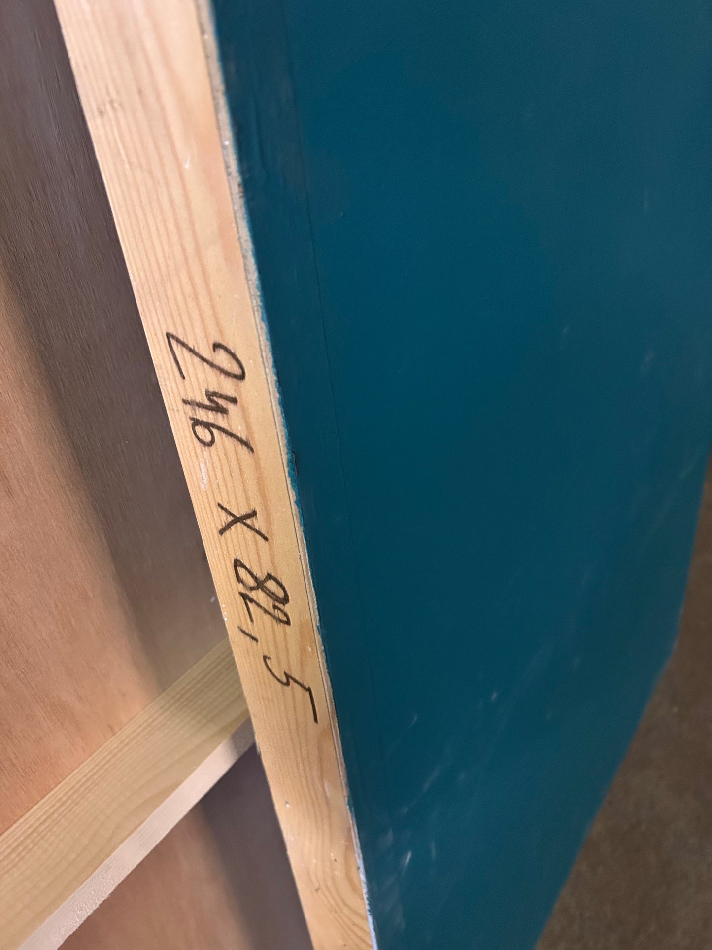 Feuille Décor / Panneau sur châssis - bois (246 x 82,5 x 7)