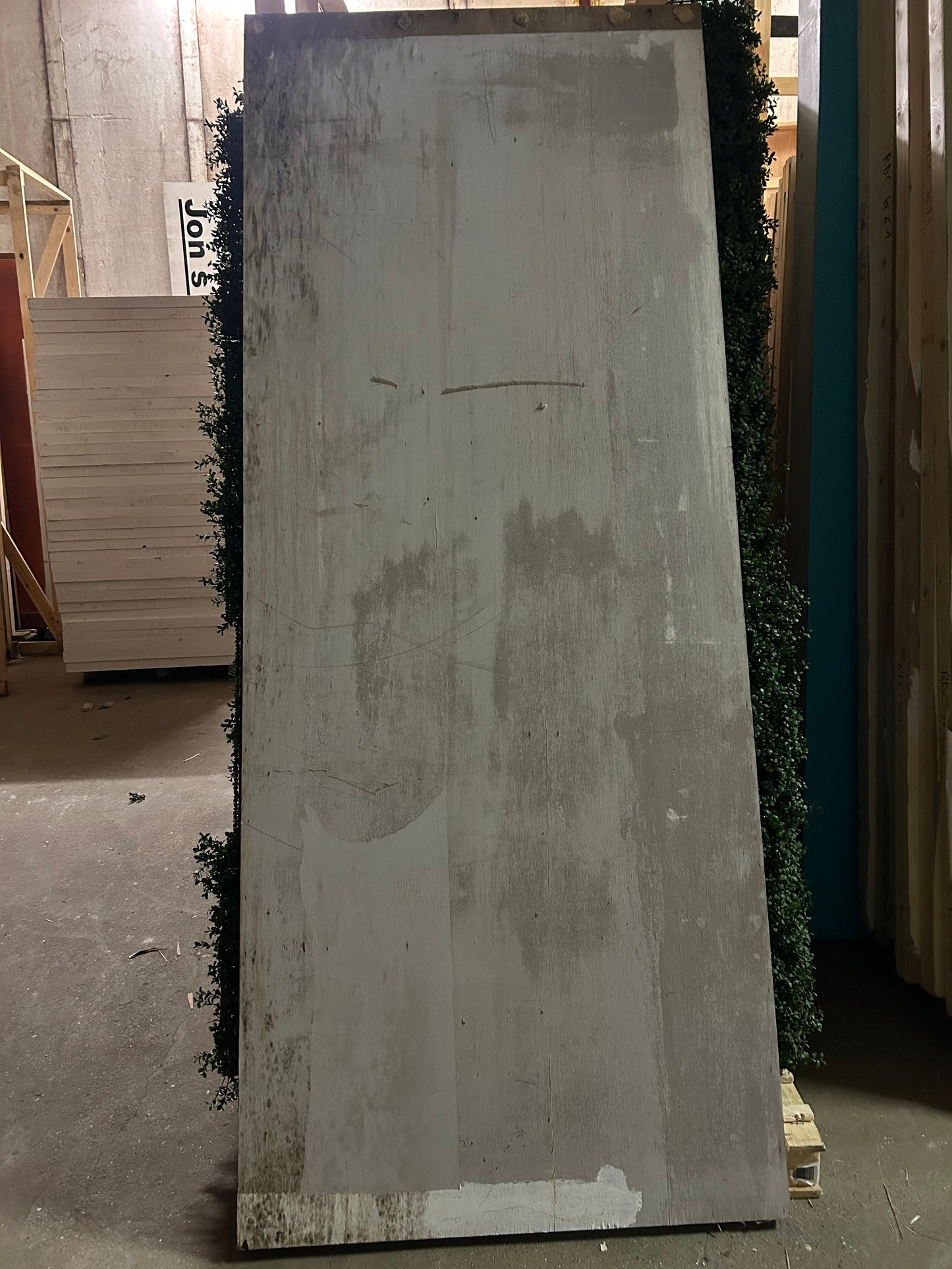 Feuille Décor / Panneau sur châssis - bois (260.5x105x7,5)