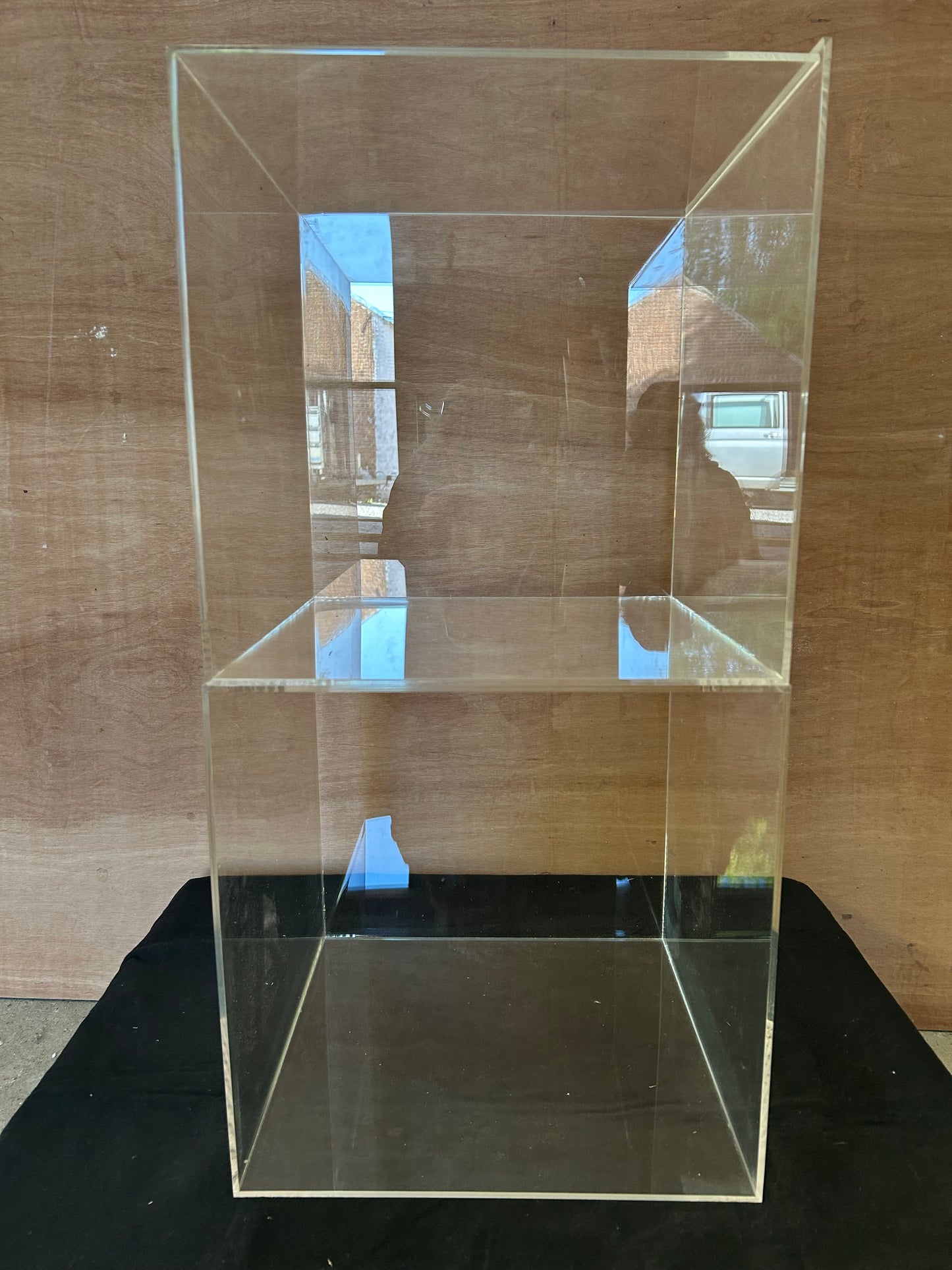 2 Vitrines cloches plexi cubiques