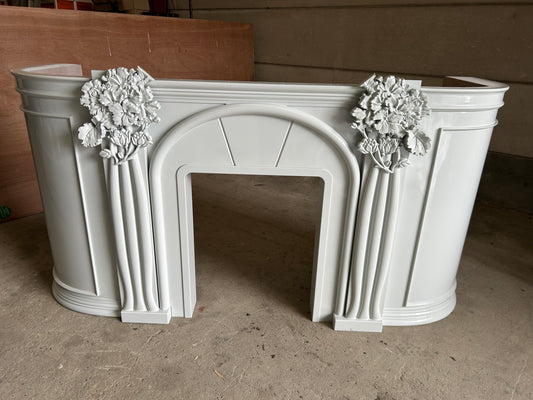 Console de cheminée décorative