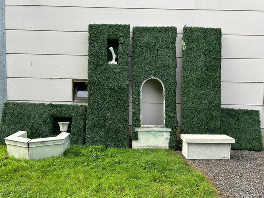 Fond de décor jardin