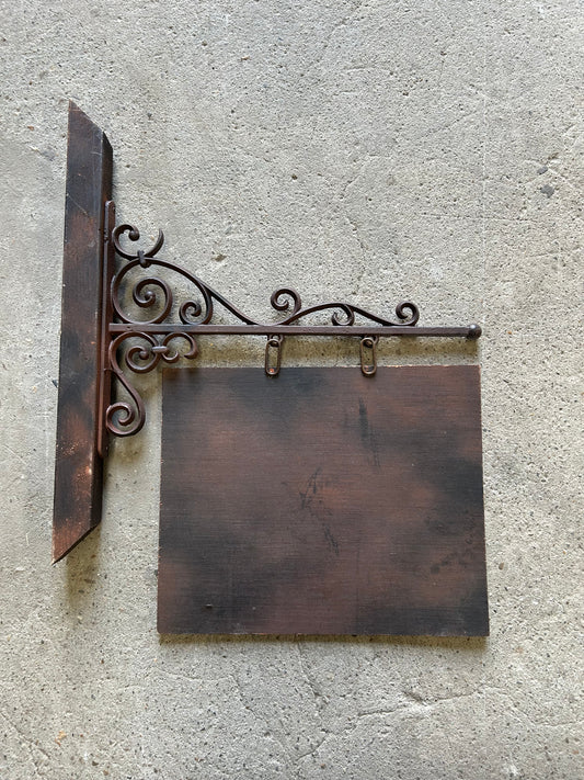 Porte-enseigne ferronnerie