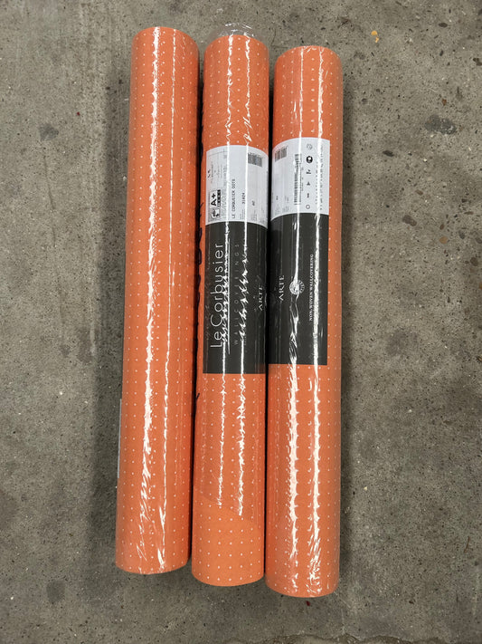 Papier peint intissé Arte - Le Corbusier - Dots - orange Abricot (31024)