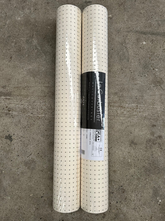 Papier peint intissé Arte - Le Corbusier - Dots - Ivory White (31001)