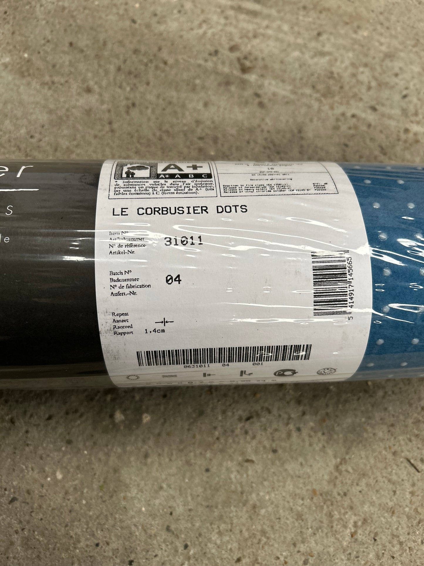 Papier peint intissé Arte - Le Corbusier - Dots - Powerfull Cerulean (31011)