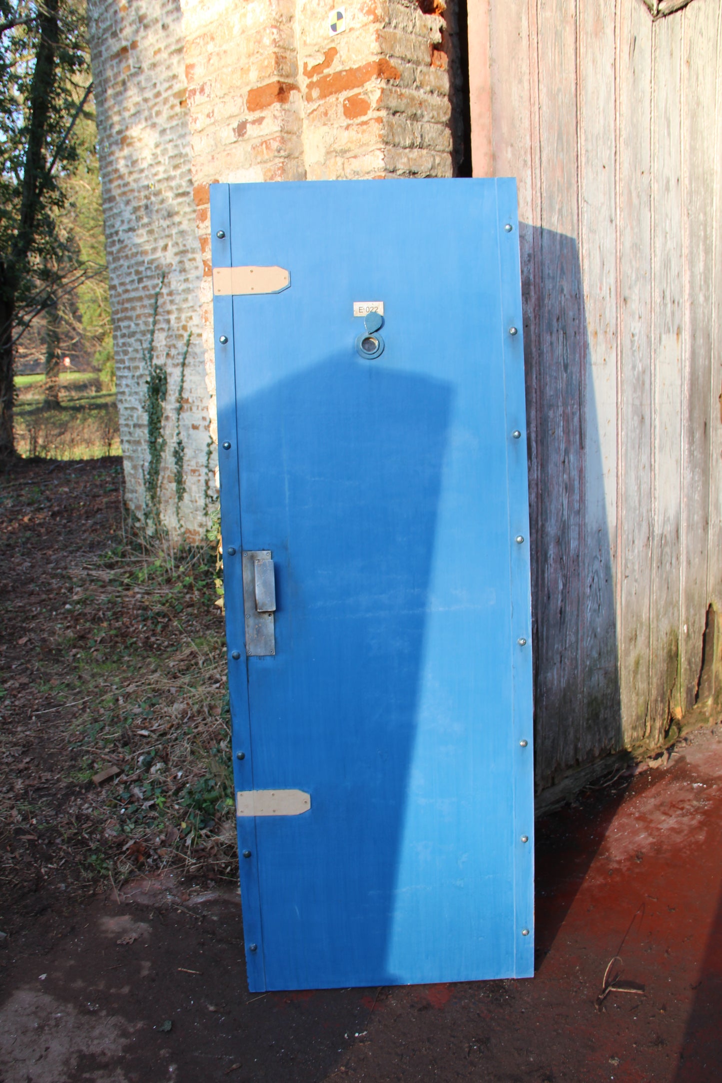 Porte bois effet métal (PO34)