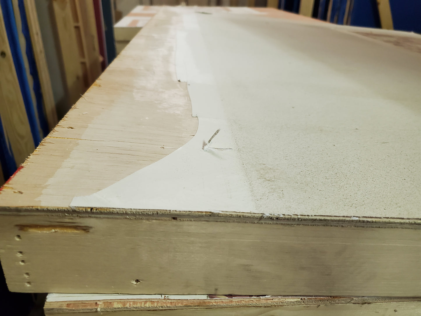 Feuille Décor / Panneau sur châssis - bois (150 x 120 x 5)