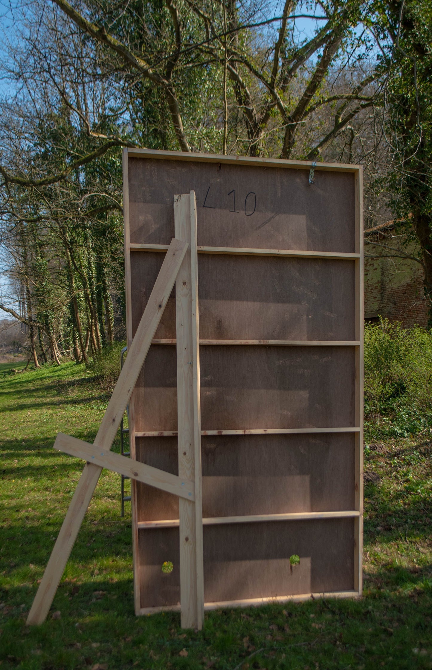 Panneau sur châssis - bois tapissé (250 x 100 x 5)