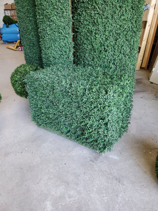 Fleurs artificielles - Bui topiaire rectangulaire basse