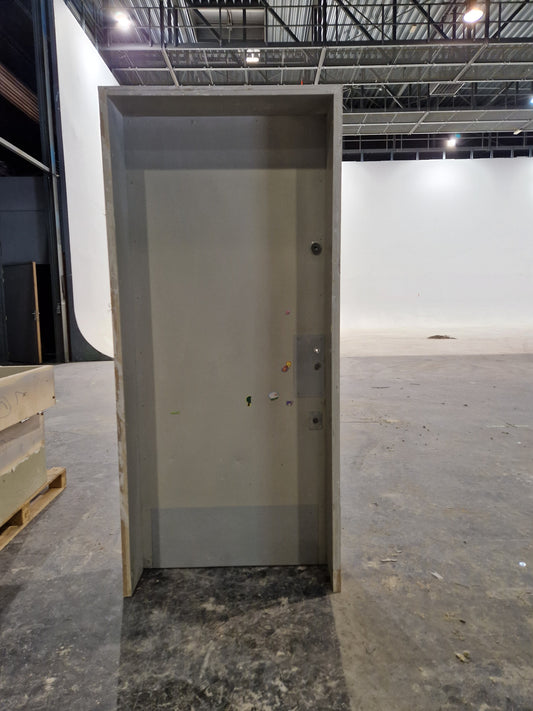 Porte faux métal avec ébrasement