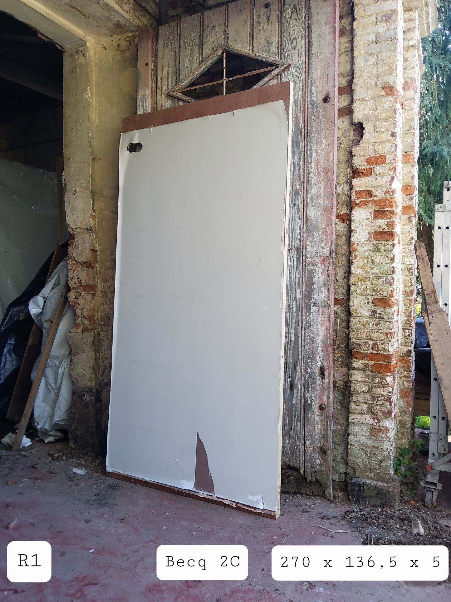 Feuille Décor / Panneau sur châssis - bois (272x137x5)