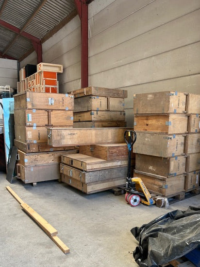 Caisses de transport en bois de différentes dimensions