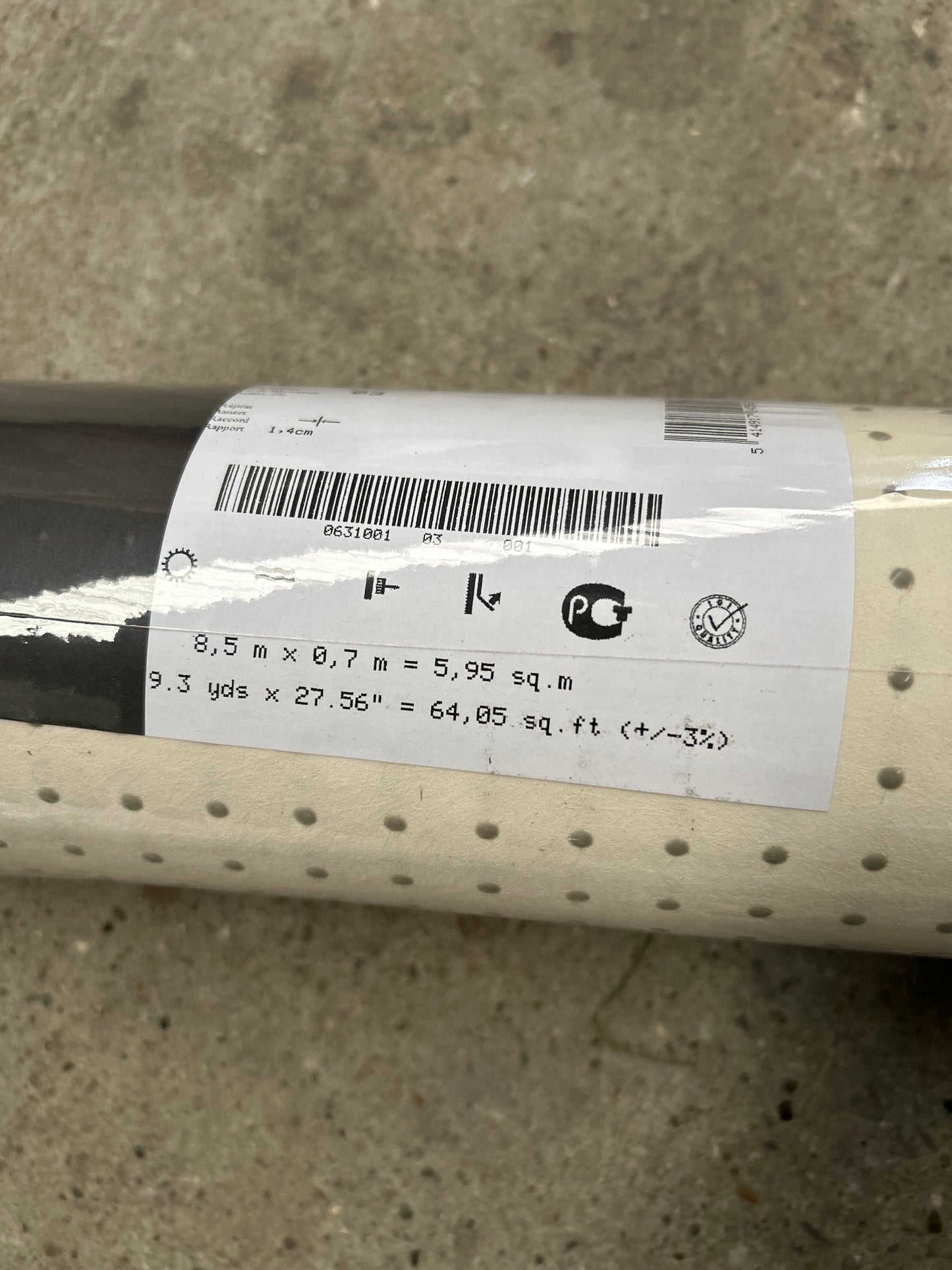 Papier peint intissé Arte - Le Corbusier - Dots - Ivory White (31001)