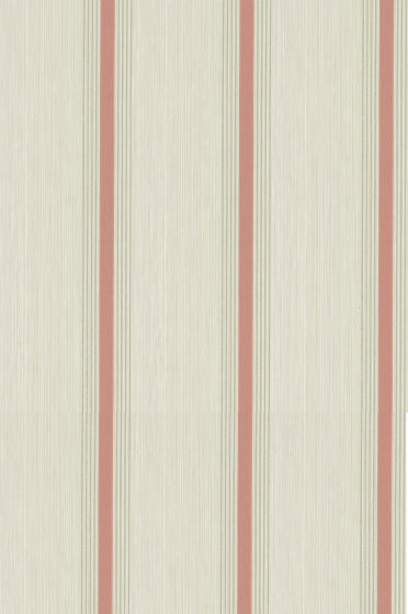 Papier peint - Little Greene - Cavendish stripe Blush red (PP13)